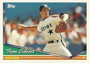 #427 Tom Edens - Houston Astros - 1994 Topps Baseball