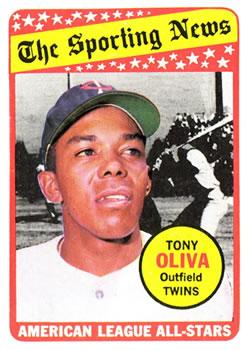 #427 Tony Oliva - Minnesota Twins - 1969 Topps Baseball