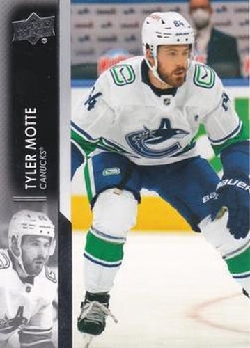#427 Tyler Motte - Vancouver Canucks - 2021-22 Upper Deck Hockey