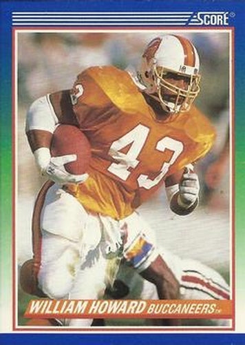 #427 William Howard - Tampa Bay Buccaneers - 1990 Score Football