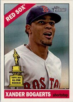 #427 Xander Bogaerts - Boston Red Sox - 2015 Topps Heritage Baseball