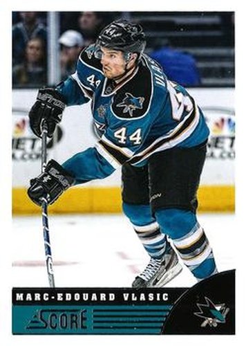 #427 Marc-Edouard Vlasic - San Jose Sharks - 2013-14 Score Hockey
