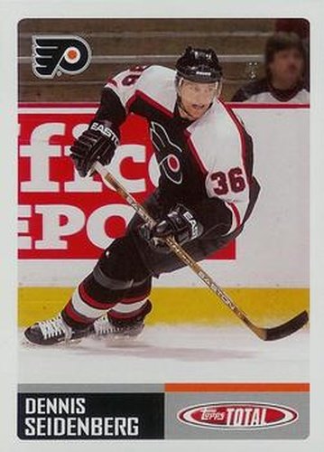 #427 Dennis Seidenberg - Philadelphia Flyers - 2002-03 Topps Total Hockey
