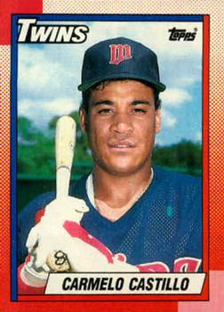 #427 Carmelo Castillo - Minnesota Twins - 1990 Topps Baseball