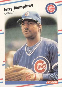 #427 Jerry Mumphrey - Chicago Cubs - 1988 Fleer Baseball