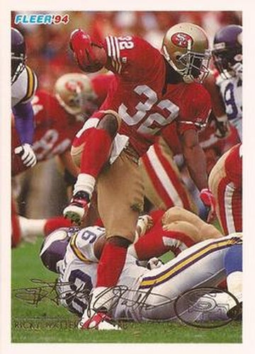 #427 Ricky Watters - San Francisco 49ers - 1994 Fleer Football