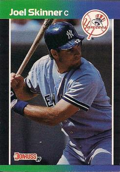 #427 Joel Skinner - New York Yankees - 1989 Donruss Baseball