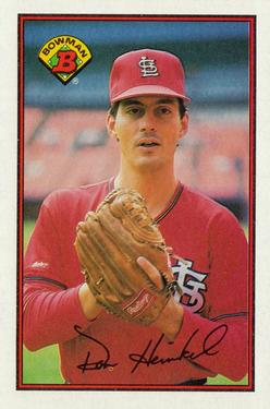 #427 Don Heinkel - St. Louis Cardinals - 1989 Bowman Baseball