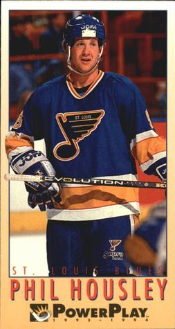 #427 Phil Housley - St. Louis Blues - 1993-94 Fleer PowerPlay Hockey