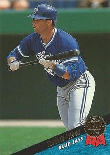 #427 Turner Ward - Toronto Blue Jays - 1993 Leaf Baseball