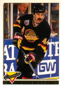 #428 Dave Babych - Vancouver Canucks - 1993-94 O-Pee-Chee Premier Hockey - Gold