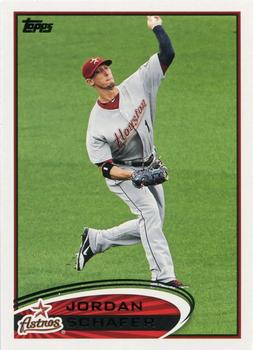 #428 Jordan Schafer - Houston Astros - 2012 Topps Baseball