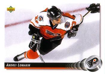 #428 Andrei Lomakin - Philadelphia Flyers - 1992-93 Upper Deck Hockey