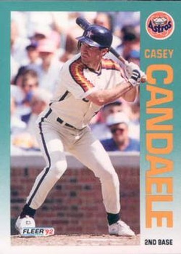 #428 Casey Candaele - Houston Astros - 1992 Fleer Baseball