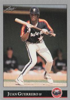 #428 Juan Guerrero - Houston Astros - 1992 Leaf Baseball