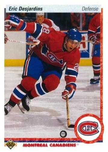 #428 Eric Desjardins - Montreal Canadiens - 1990-91 Upper Deck Hockey