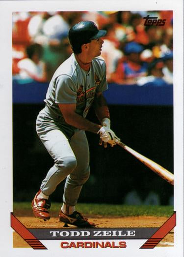 #428 Todd Zeile - St. Louis Cardinals - 1993 Topps Baseball