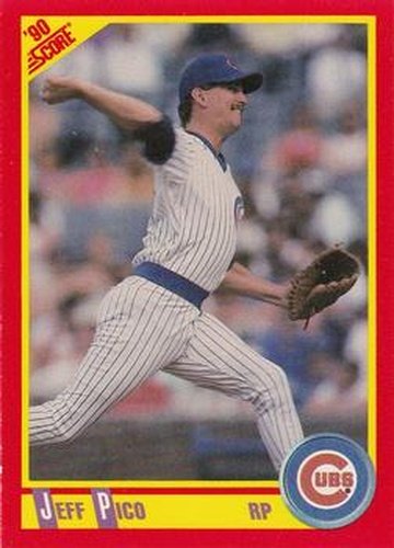#428 Jeff Pico - Chicago Cubs - 1990 Score Baseball