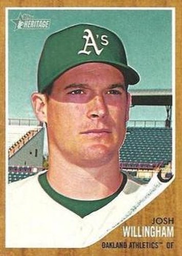 #428 Josh Willingham - Oakland Athletics - 2011 Topps Heritage Baseball