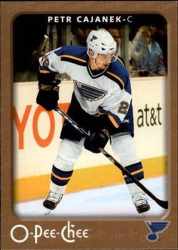 #428 Petr Cajanek - St. Louis Blues - 2006-07 O-Pee-Chee Hockey