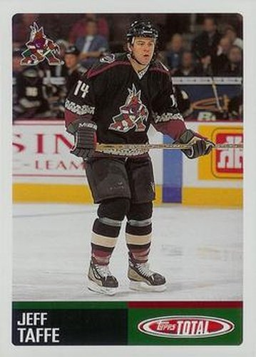 #428 Jeff Taffe - Phoenix Coyotes - 2002-03 Topps Total Hockey