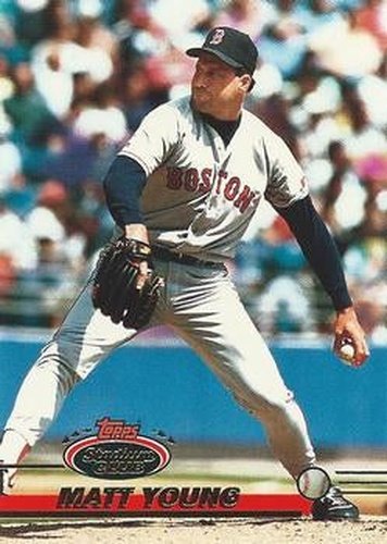 #428 Matt Young - Boston Red Sox - 1993 Stadium Club Baseball