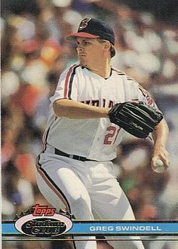#428 Greg Swindell - Cleveland Indians - 1991 Stadium Club Baseball