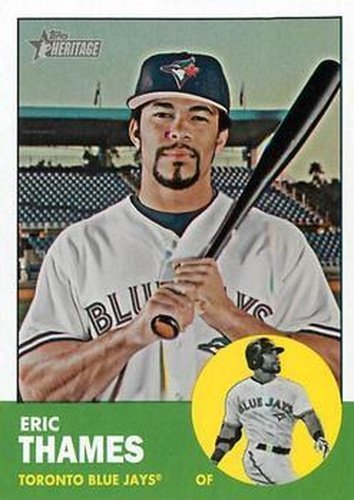 #428 Eric Thames - Toronto Blue Jays - 2012 Topps Heritage Baseball