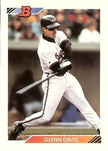 #428 Glenn Davis - Baltimore Orioles - 1992 Bowman Baseball