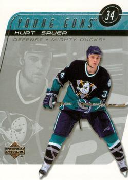 #428 Kurt Sauer - Anaheim Mighty Ducks - 2002-03 Upper Deck Hockey
