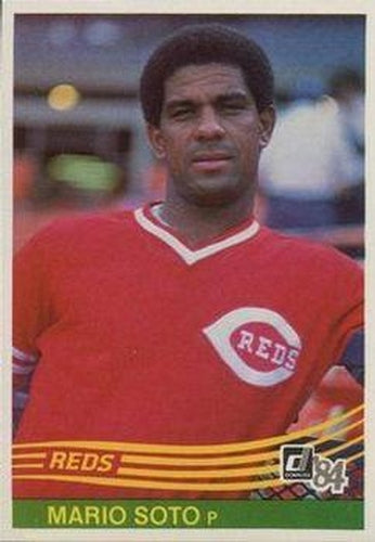 #428 Mario Soto - Cincinnati Reds - 1984 Donruss Baseball