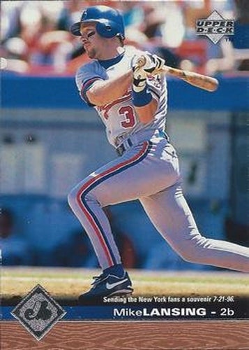 #428 Mike Lansing - Montreal Expos - 1997 Upper Deck Baseball