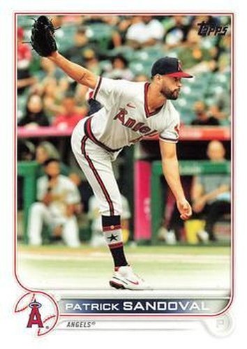 #428 Patrick Sandoval - Los Angeles Angels - 2022 Topps Baseball