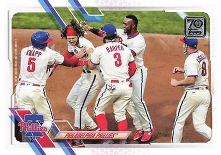 #428 Philadelphia Phillies - Philadelphia Phillies - 2021 Topps Baseball