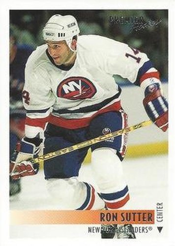 #428 Ron Sutter - New York Islanders - 1994-95 Topps Premier Hockey