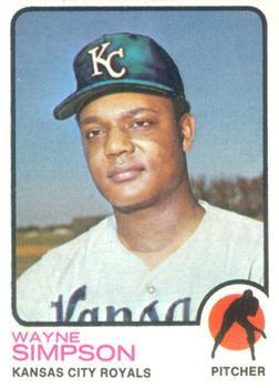#428 Wayne Simpson - Kansas City Royals - 1973 Topps Baseball