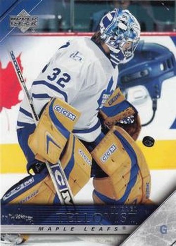 #428 Mikael Tellqvist - Toronto Maple Leafs - 2005-06 Upper Deck Hockey