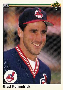 #428 Brad Komminsk - Cleveland Indians - 1990 Upper Deck Baseball