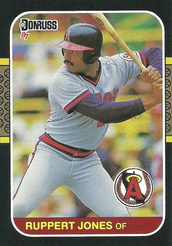 #428 Ruppert Jones - California Angels - 1987 Donruss Baseball