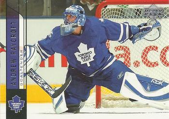 #428 Andrew Raycroft - Toronto Maple Leafs - 2006-07 Upper Deck Hockey