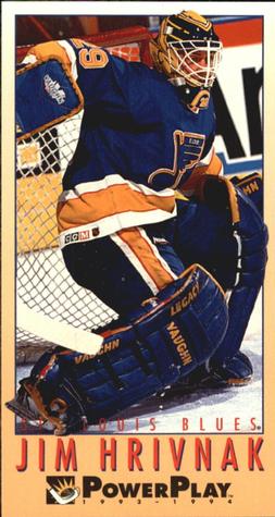 #428 Jim Hrivnak - St. Louis Blues - 1993-94 Fleer PowerPlay Hockey