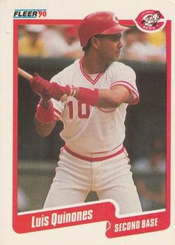 #428 Luis Quinones - Cincinnati Reds - 1990 Fleer USA Baseball