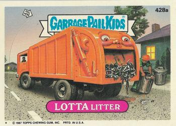 #428a Lotta Litter - 1987 Topps Garbage Pail Kids Series 11