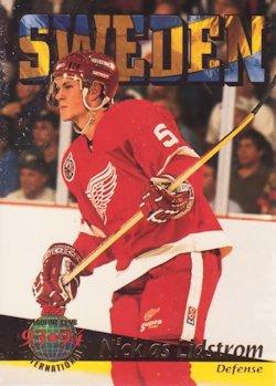 #429 Nicklas Lidstrom - Detroit Red Wings - 1993-94 Stadium Club Hockey