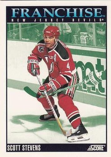 #429 Scott Stevens - New Jersey Devils - 1992-93 Score USA Hockey