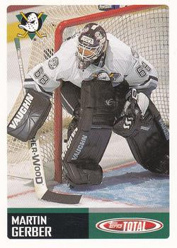 #429 Martin Gerber - Anaheim Mighty Ducks - 2002-03 Topps Total Hockey