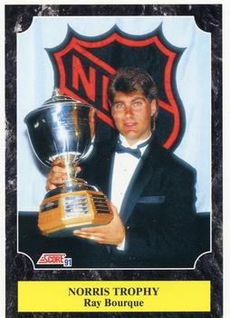 #429 Ray Bourque Norris Trophy - Boston Bruins - 1991-92 Score American Hockey