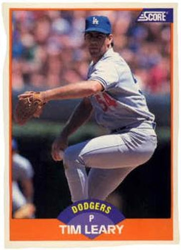 #429 Tim Leary - Los Angeles Dodgers - 1989 Score Baseball