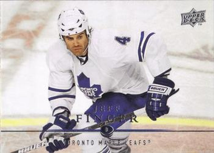 #429 Jeff Finger - Toronto Maple Leafs - 2008-09 Upper Deck Hockey