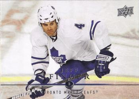 #429 Jeff Finger - Toronto Maple Leafs - 2008-09 Upper Deck Hockey